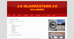 Desktop Screenshot of jsglas.se